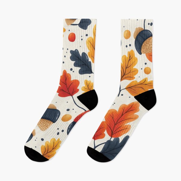 Item preview, A simple, clean pattern design featuring acorns and leaves. designed and sold by HEMRO.