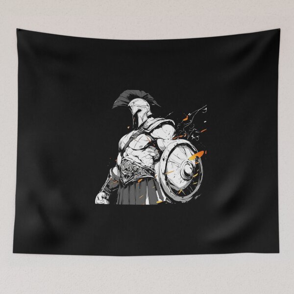 Item preview, Ancient greek warrior spartan designed and sold by SMARTKIT  DESIGNAGENCY.