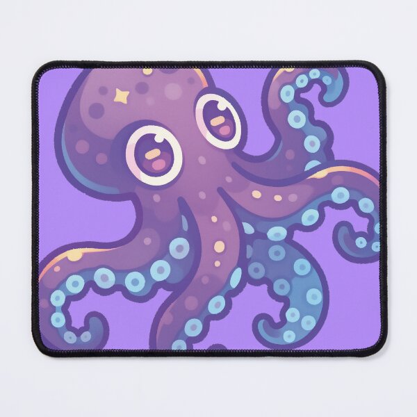 Item preview, Cute Cosmic Octopus - Playful Space Creature designed and sold by Myndari.