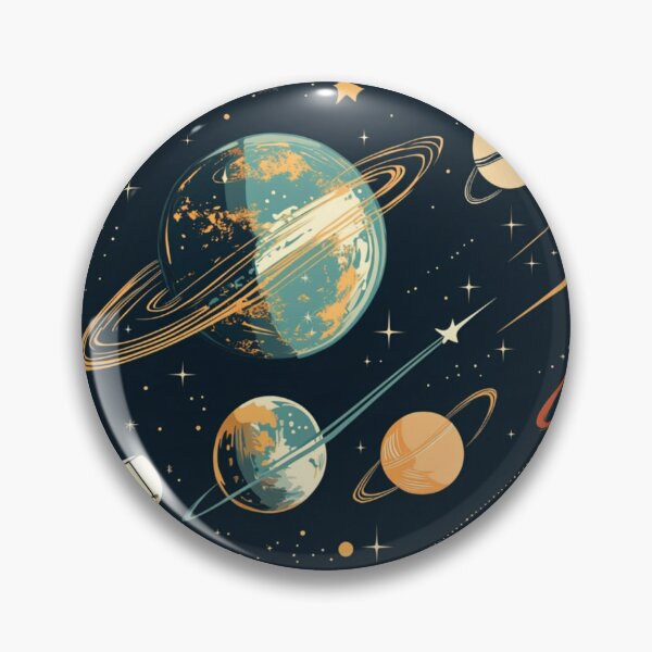 Item preview,  Space and technology motifs designed and sold by mind-coloring.