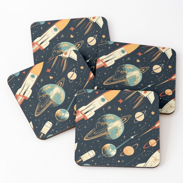Item preview,  Space and technology motifs designed and sold by mind-coloring.