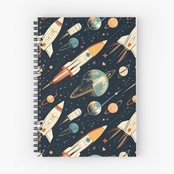 Item preview,  Space and technology motifs designed and sold by mind-coloring.