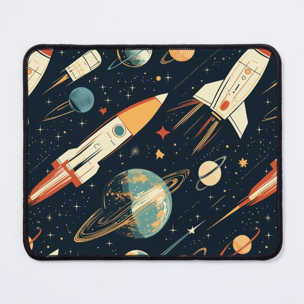 Item preview, Space and technology motifs designed and sold by mind-coloring.