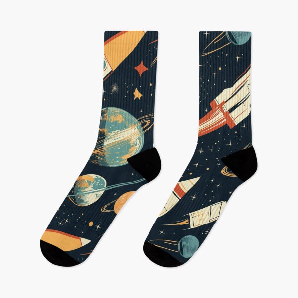 Item preview,  Space and technology motifs designed and sold by mind-coloring.