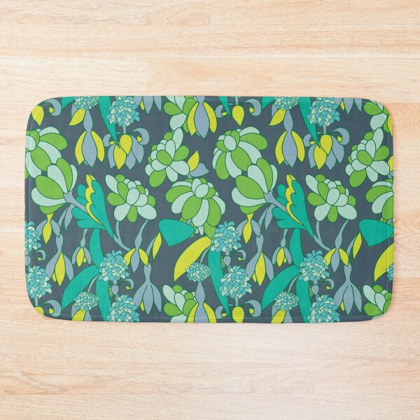 Item preview, Rounded flowers green version designed and sold by GENEST-V.