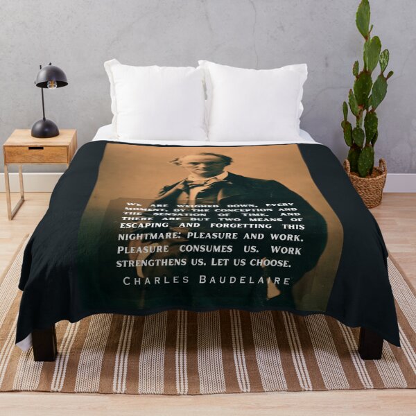 Item preview, Charles Pierre Baudelaire: We are weighed down, every moment, by the conception and the sensation of Time. designed and sold by artbleed.