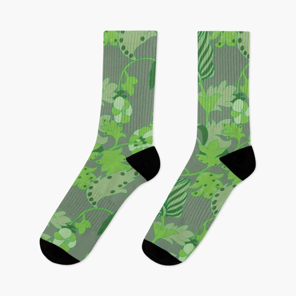 Item preview, Imaginary foliage flower pattern green version designed and sold by GENEST-V.