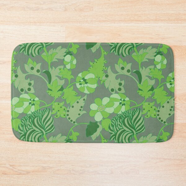Item preview, Imaginary foliage flower pattern green version designed and sold by GENEST-V.