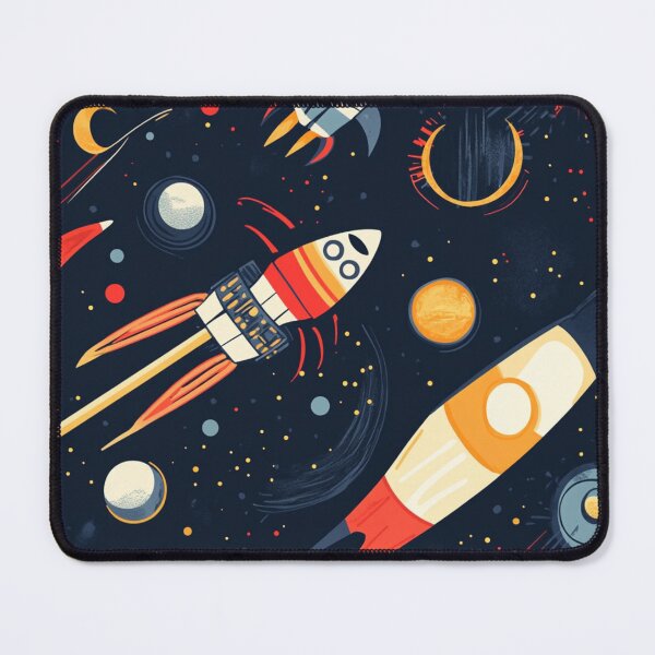 Item preview, Space and technology motifs designed and sold by mind-coloring.
