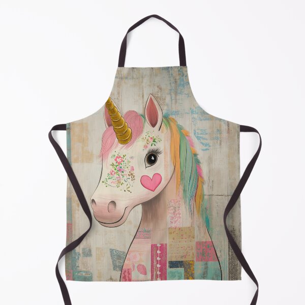 Artikelvorschau, Ein skurriles Einhorn mit buntem Fell auf einem abgenutzten Holzhintergrund entworfen und verkauft von celiacreatec.