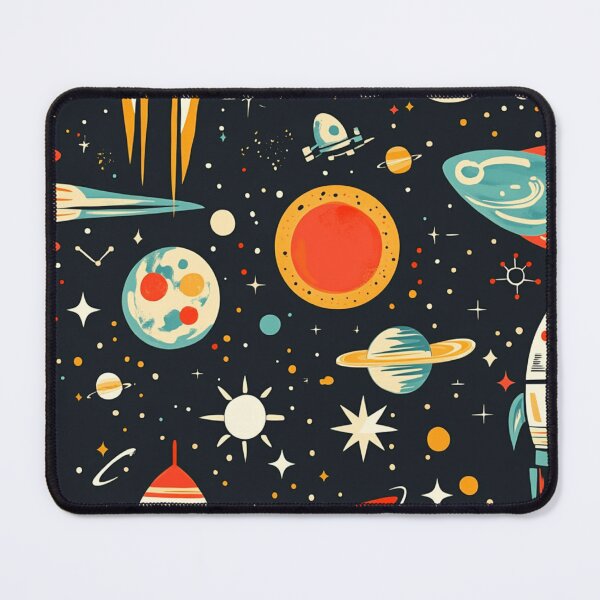 Item preview, Space and technology motifs designed and sold by mind-coloring.