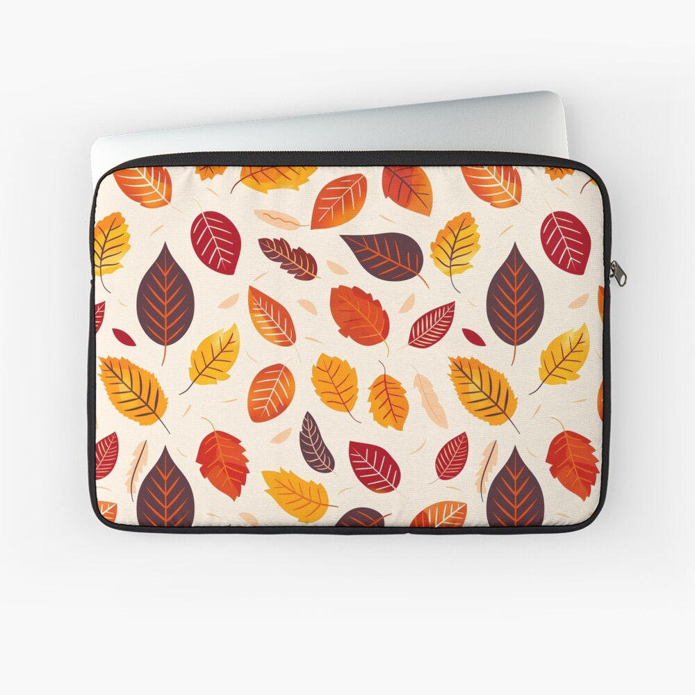 Laptop Sleeve - Autumn Leaves: Cozy Fall Foliage Vibes