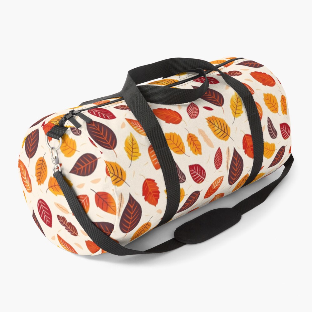 Autumn Leaves: Cozy Fall Foliage Vibes Duffle Bag
