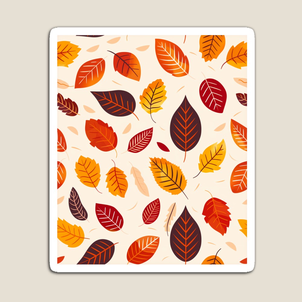 Magnet Autumn Leaves: Cozy Fall Foliage Vibes Magnet