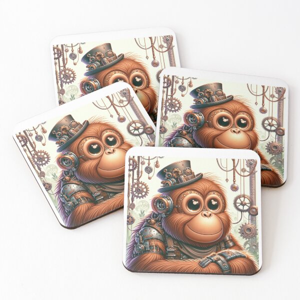 Item preview, Steampunk Bornean Orangutan designed and sold by Sillytoe.