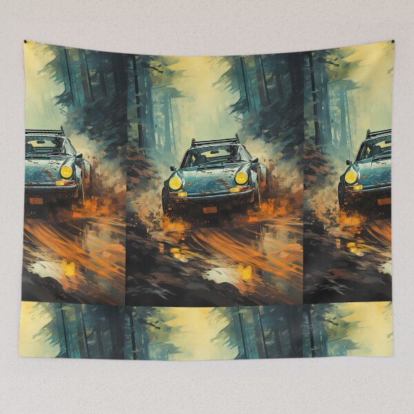 Item preview, Classic Sports Car Rally Through The Woods designed and sold by RevUpDesign.