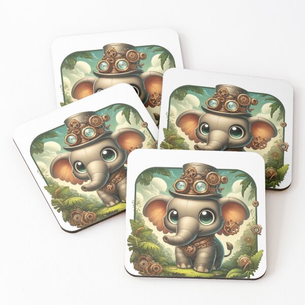 Item preview, Steampunk Borneo Elephant designed and sold by Sillytoe.
