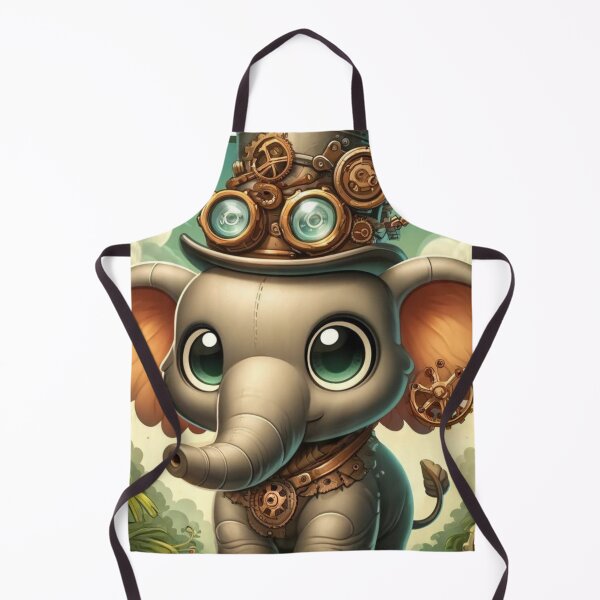Artikelvorschau, Steampunk Borneo Elefant entworfen und verkauft von Sillytoe.