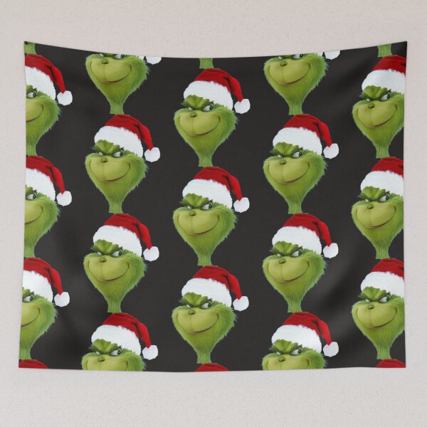 Item preview, Smiling happy Grinch Christmas New Year designed and sold by Aloelora.
