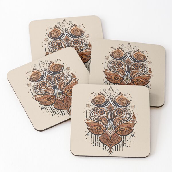 Item preview, Bird Nature Mask | Gods & Masks Collection | Beige designed and sold by monkeybusiness.pt.