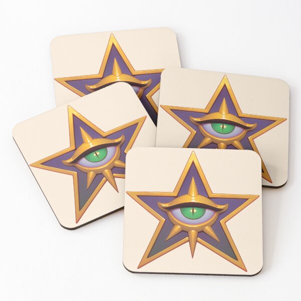 Item preview, Golden Star Eye - Cosmic Symbol with Bold Geometry designed and sold by Myndari.