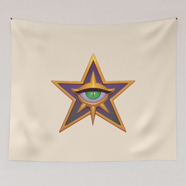 Item preview, Golden Star Eye - Cosmic Symbol with Bold Geometry designed and sold by Myndari.