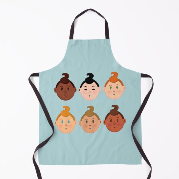 Item preview, Baby boys Faces designed and sold by Scrabbly Doodles.