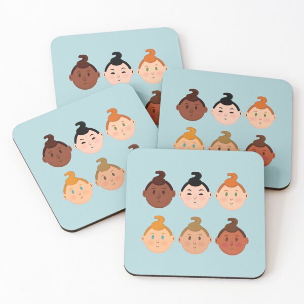 Item preview, Baby boys Faces designed and sold by Scrabbly Doodles.