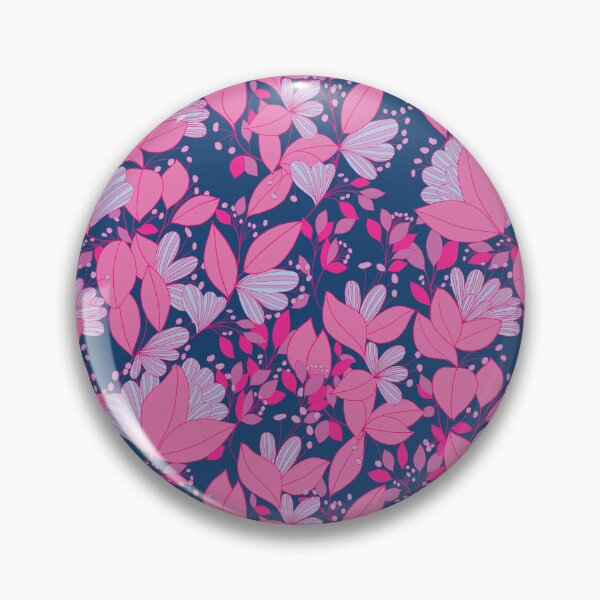 Item preview, Enchanted flowers pink and blue version designed and sold by GENEST-V.