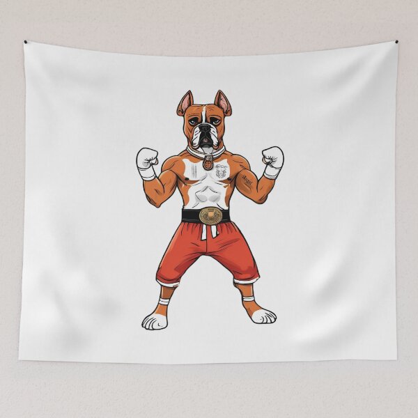 Item preview, Muay Thai Boxer Dog designed and sold by CookiesMerch.
