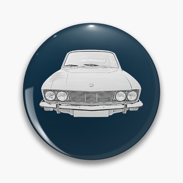 Artikelvorschau, Sunbeam Rapier Fastback britischer Oldtimer-Block Monochrom entworfen und verkauft von soitwouldseem.