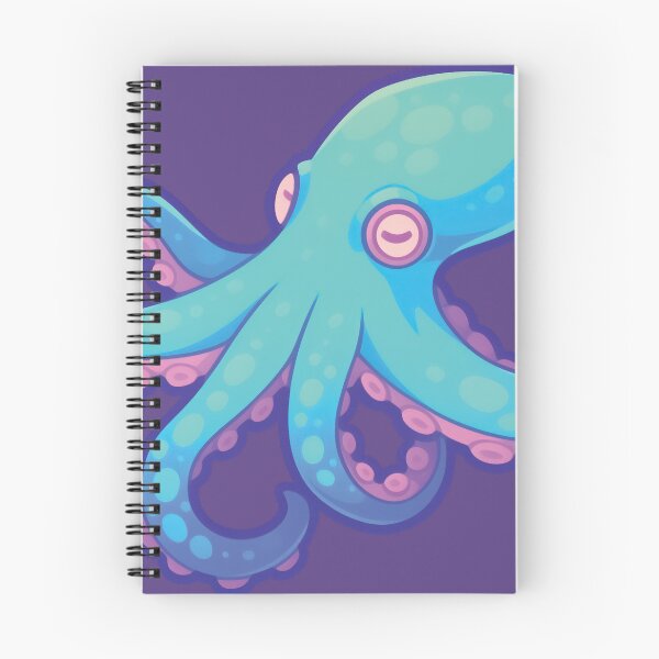 Artikelvorschau, Verspielter Oktopus - Wunderliches Meerestier entworfen und verkauft von Myndari.