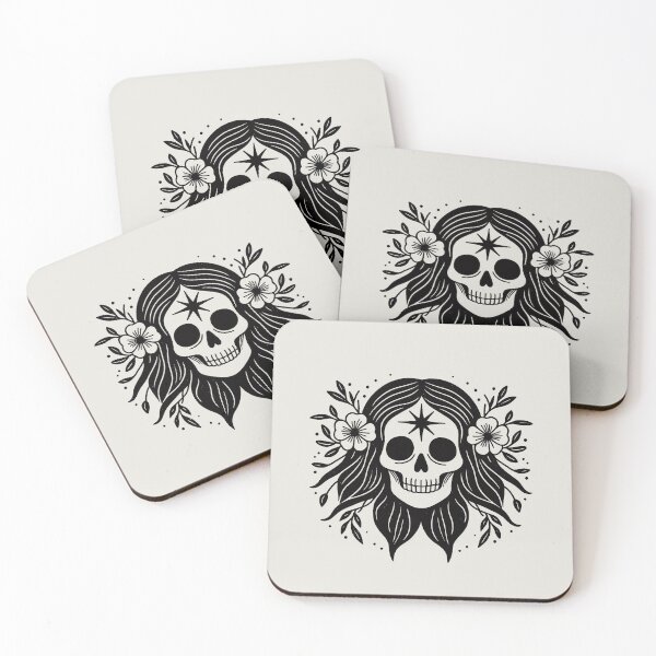 Item preview, Floral Skull designed and sold by zzz888.