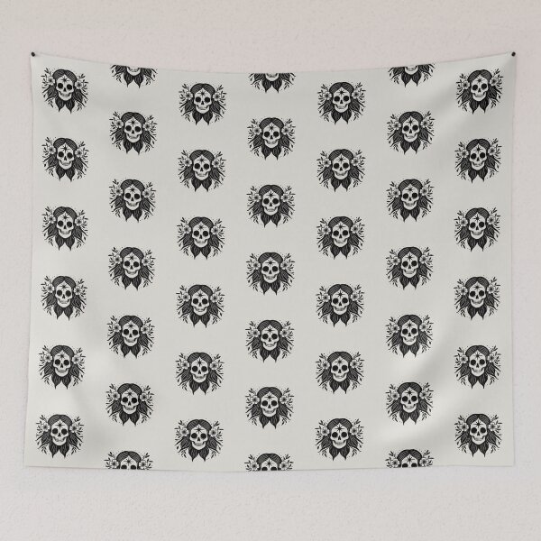 Item preview, Floral Skull designed and sold by zzz888.