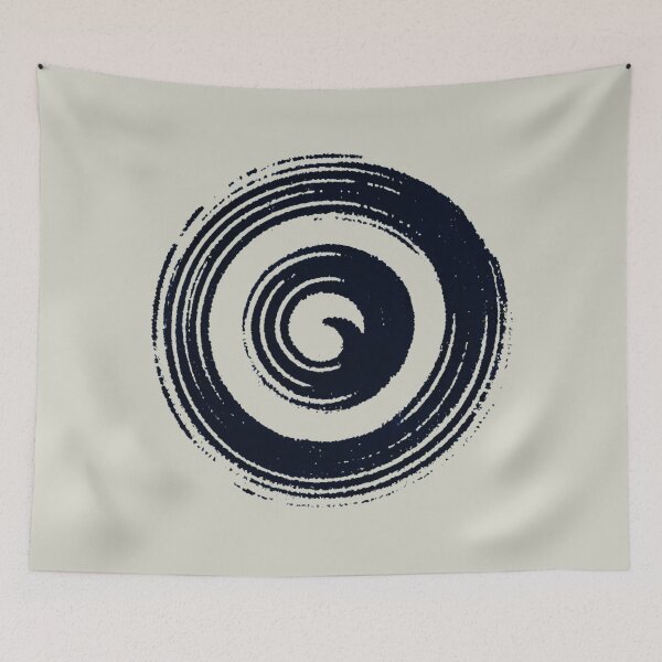 Artikelvorschau, Schwarze und weiße Kreise und Spirale entworfen und verkauft von Blink Art Studio.