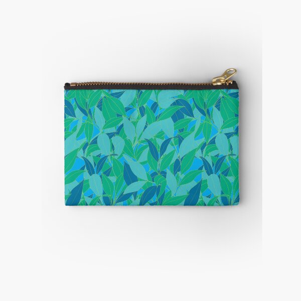 Item preview, Intertwined foliage blue version blue background designed and sold by GENEST-V.