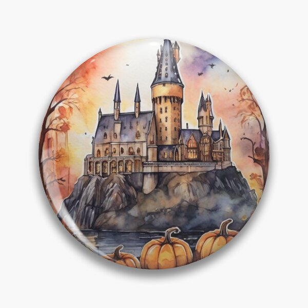 Item preview, Magical Autumn Castle Sticker designed and sold by pelzolga.