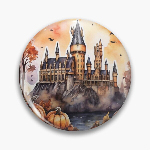 Item preview, Magical Autumn Castle Sticker designed and sold by pelzolga.
