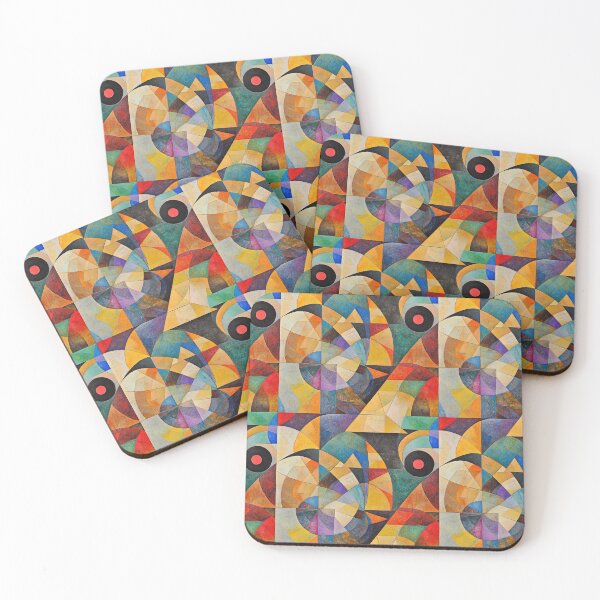 Item preview, Between Curves and Angles: Abstractions designed and sold by MidArtForge.