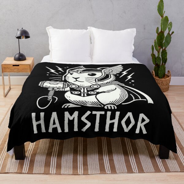 Item preview, hamsthor hamster funny viking pun odin vikings designed and sold by teeartforyou.