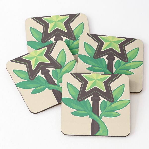 Item preview, Nature's Star Wand - Mystical Green Energy Symbol designed and sold by Myndari.
