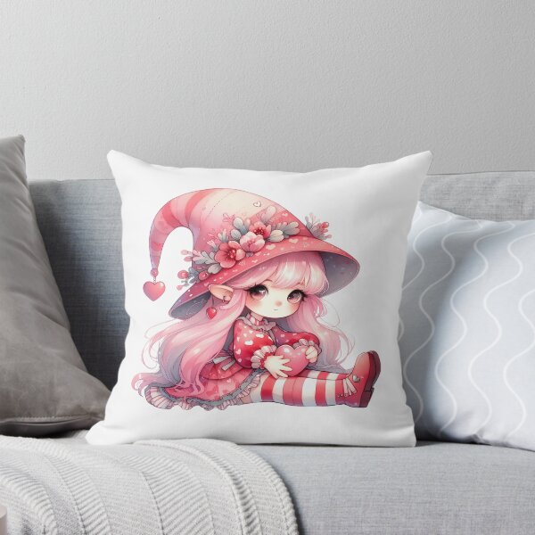 Item preview, Valentine Pink Gnome Girl designed and sold by angieart68.
