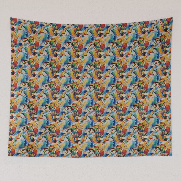 Item preview, Between Curves and Angles: Abstractions designed and sold by MidArtForge.