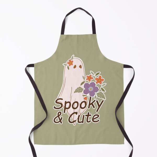 Item preview, Spooky and Cute Ghost with Flowers. designed and sold by Efthymia.