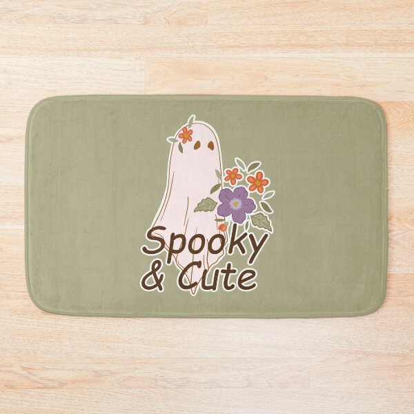 Item preview, Spooky and Cute Ghost with Flowers. designed and sold by Efthymia.