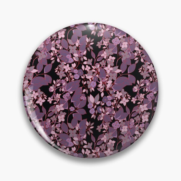 Item preview, Tree in bloom purple version black background designed and sold by GENEST-V.