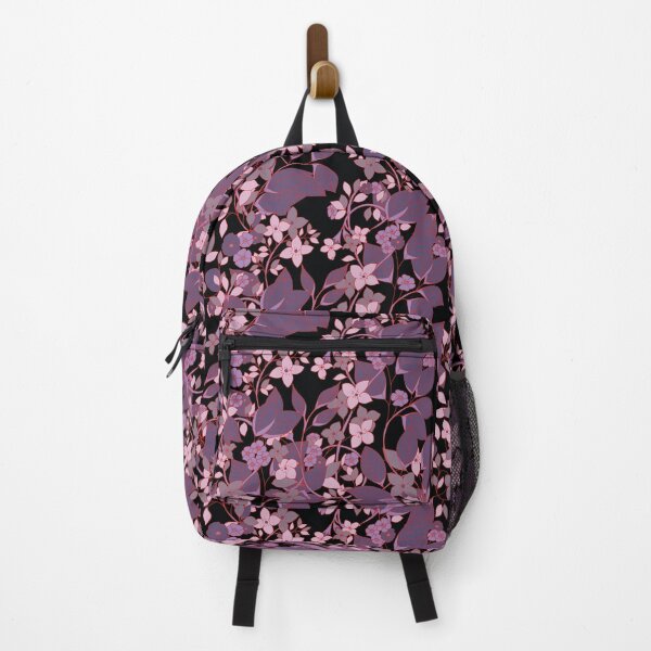 Item preview, Tree in bloom purple version black background designed and sold by GENEST-V.
