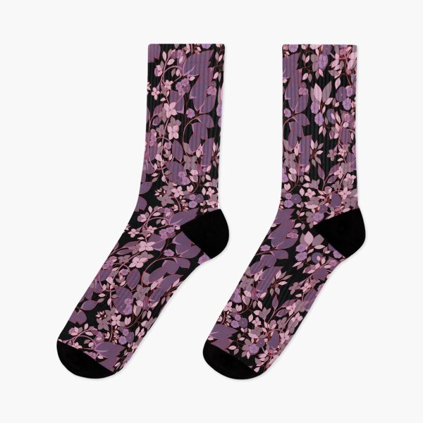 Item preview, Tree in bloom purple version black background designed and sold by GENEST-V.
