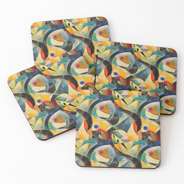 Item preview, Between Curves and Angles: Abstractions designed and sold by MidArtForge.