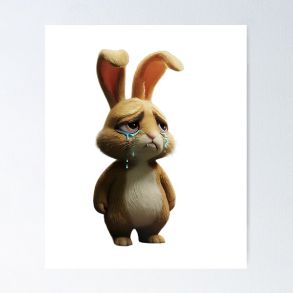 Bunny Cry Meme Super Cute Fat Rabbit Crying | Shorts YouTube